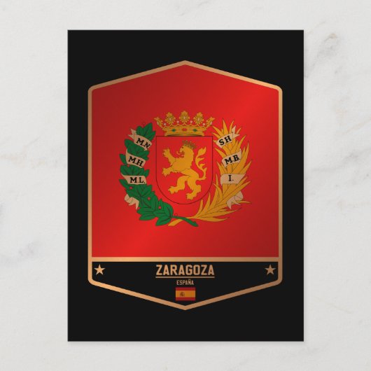 Zaragoza Postkarte (Vorderseite)