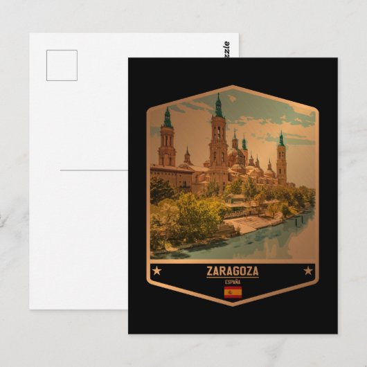 Zaragoza Postkarte (Vorne/Hinten)