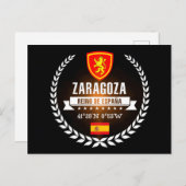Zaragoza Postkarte (Vorne/Hinten)