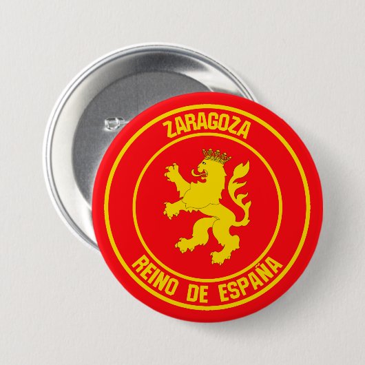 Zaragoza RundEmblem Button (Vorne & Hinten)
