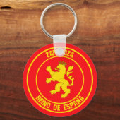 Zaragoza RundEmblem Schlüsselanhänger (Vorderseite)