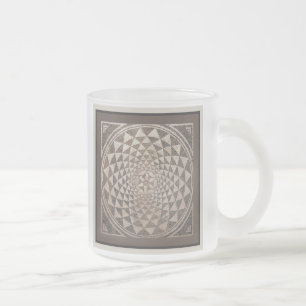 Zaragoza Salduba Geometric Mosaic Mattglastasse