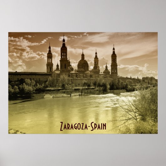 Zaragoza-Spanien II Poster (Vorne)