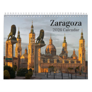 Zaragoza Spanien - Kalender 2025
