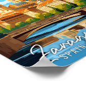 Zaragoza Spanien Kunstzeitalter Poster (Ecke)