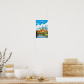 Zaragoza Spanien Kunstzeitalter Poster (Küche)