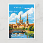 Zaragoza Spanien Kunstzeitalter Postkarte (Vorderseite)