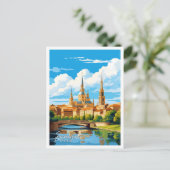 Zaragoza Spanien Kunstzeitalter Postkarte (Stehend Vorderseite)