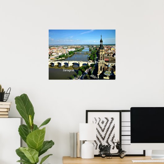 Zaragoza, Spanien Poster (Heimbüro)