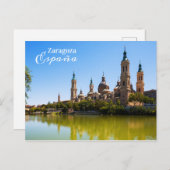 Zaragoza Spanien Postkarte (Vorne/Hinten)