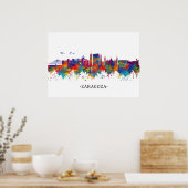 Zaragoza Spanien Skyline Poster (Küche)