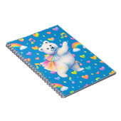 Zarah Dancing Polar Bear Notebook  Notizblock (Rechte Seite)