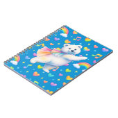 Zarah Dancing Polar Bear Notebook  Notizblock (Linke Seite)
