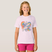 Zarah der tanzende Eisbär • Kinder T-Shirt (Pastel (Vorne ganz)