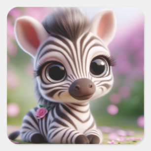 ‚Zarah‘ Quadratischer Aufkleber