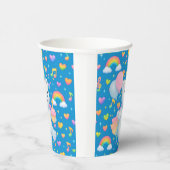 Zarah the Dancing Polar Bear Custom Party Cups Pappbecher (Rechts)