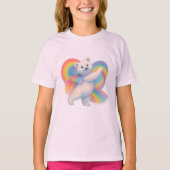 Zarah the Dancing Polar Bear • Kids T-Shirt (Paste (Vorderseite)