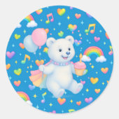 Zarah the Dancing Polar Bear • stickers (Vorderseite)