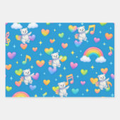 Zarah the Dancing Polar Bear | Wrapping Paper Geschenkpapier Set (Vorderseite 2)