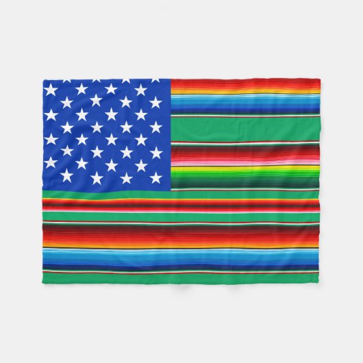 Zarape Fleecedecke (Vorderseite (Horizontal))