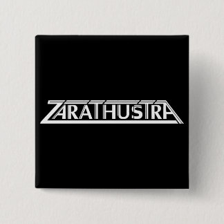 Zarathustra Logo-kleiner quadratischer Knopf Button