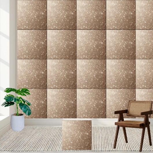 Zarge beige Glitzer Fußboden Wand Keramik Tile Fliese
