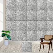 Zarge Keramik-Tile für Silver Glitzer Fliese