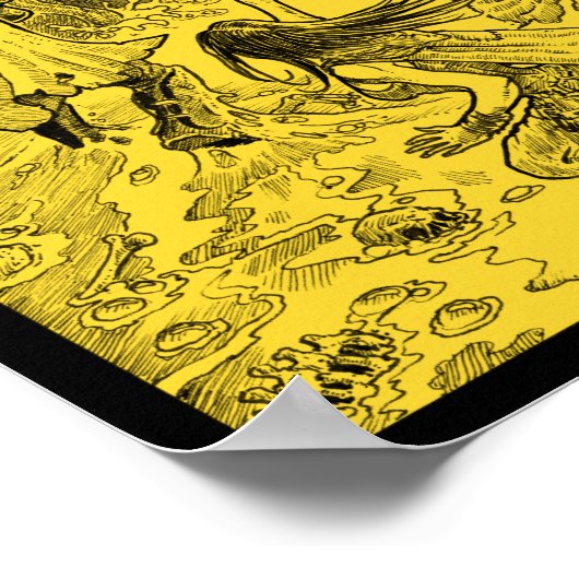 Zargon 11x14 sepia Poster (Ecke)