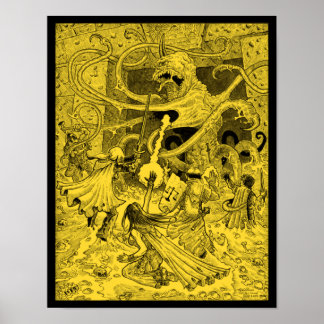 Zargon 11x14 sepia Poster