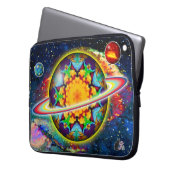 Zargon Orbz Kaleid Laptopschutzhülle (Vorderseite Links)