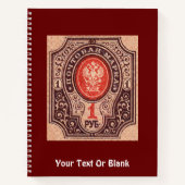 Zarist Russia Postage-Notebook Notizblock (Vorderseite)