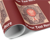 Zarist Russland Postage Geschenkpapier (Rolleneckpunkt)