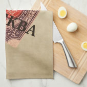 Zarist Russland Postage Küchentuch (Viertel Falte)