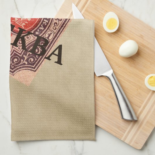 Zarist Russland Postage Küchentuch (Viertel Falte)