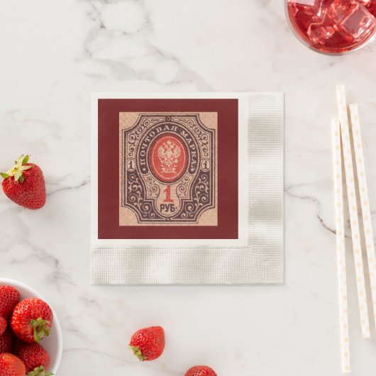 Zarist Russland Postage Serviette (Beispiel)