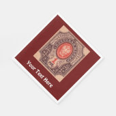 Zarist Russland Postage Serviette (Ecke)
