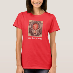 Zaristische russische Postgebühr T-Shirt
