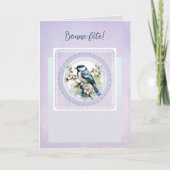 Zart singende Meise Karte (Vorderseite)