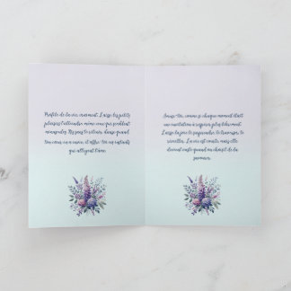 Zart singende Meise Karte