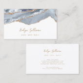 zart staubige Visitenkarte (Vorne/Hinten)