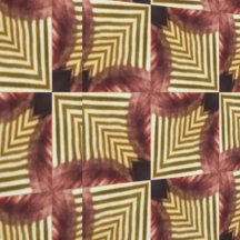 zarte Aura violett goldene geometrische Fantasie