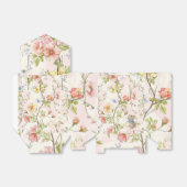 zarte Blume und Blätter im chinesischen Stil Geschenkschachtel (Ungefaltet)