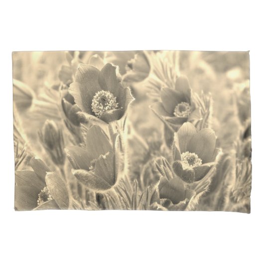 Zarte Blumen Kissenbezug (Vorderseite)