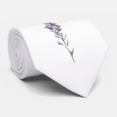 Zarte Blumen Krawatte (Gerollt)