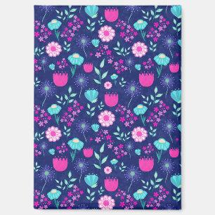 Zarte Blumen und botanische Details Magnet