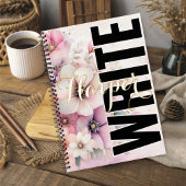 Zarte Blush Florals Notizblock