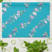Zarte Blütenzweige  Geschirrtuch (Gefaltet)