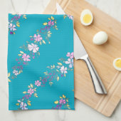 Zarte Blütenzweige  Geschirrtuch (Viertel Falte)