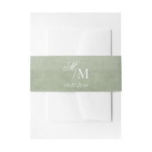 Zarte elegante minimalistische salbeigrüne Hochzei