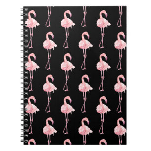 Zarte Flamingo-Serie Design 2 Notizblock